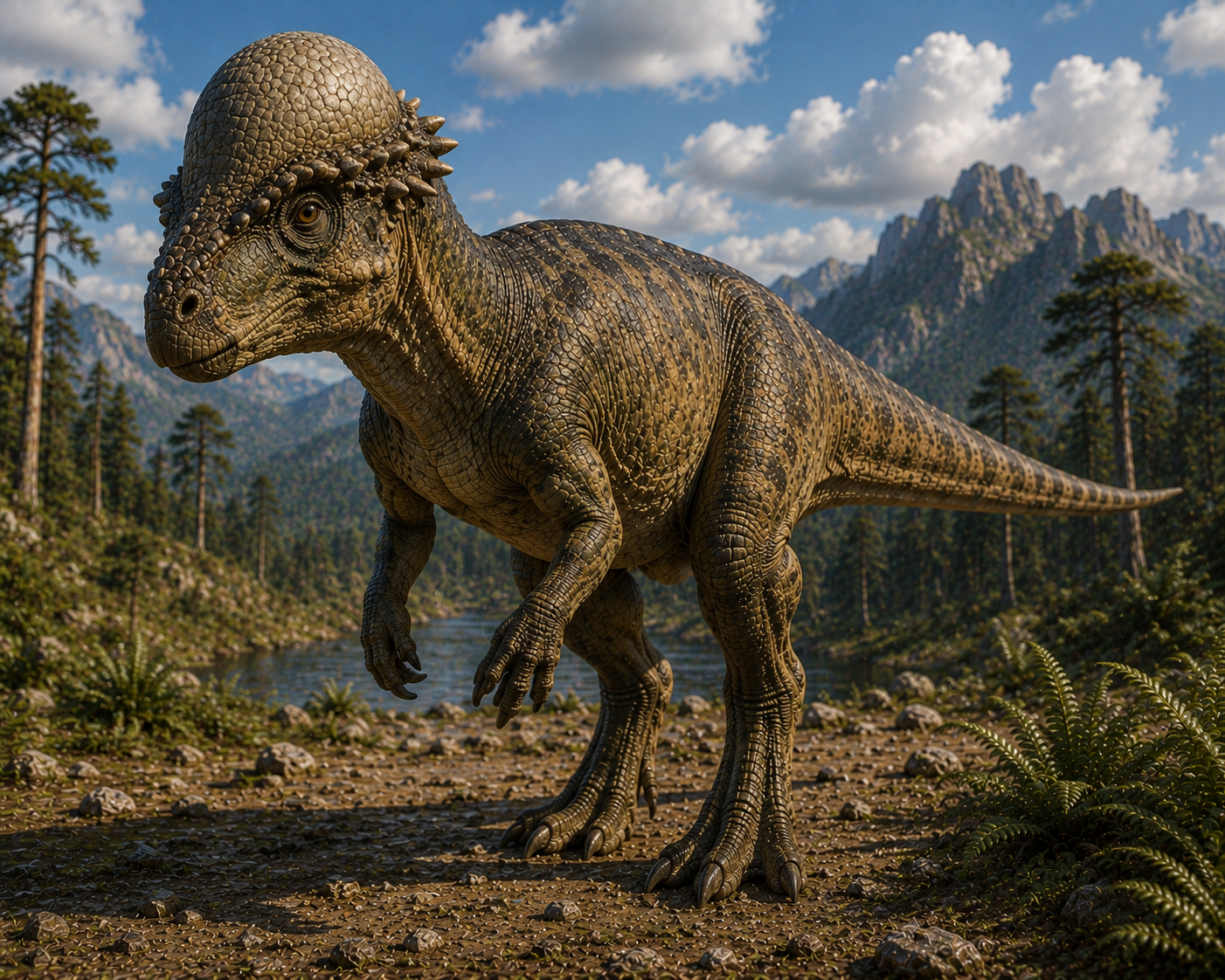 Pachycephalosaurus — Pachycephalosaurus wyomingensis